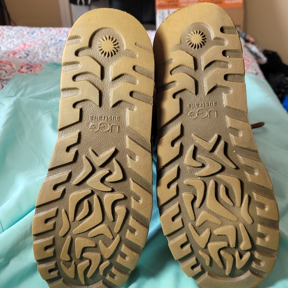 UGG ROMMY LACE UP CHESTNUT BOOT - Picture 15 of 16